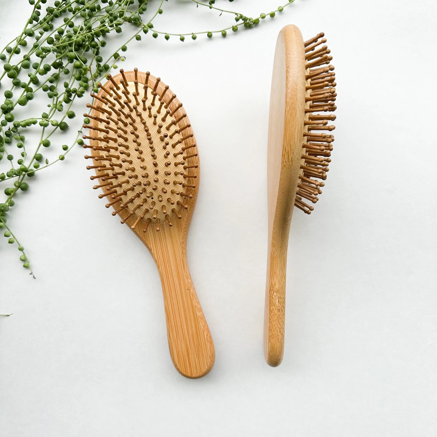 Detangling Bamboo Hair Brush - Plastic Free Biodegradable