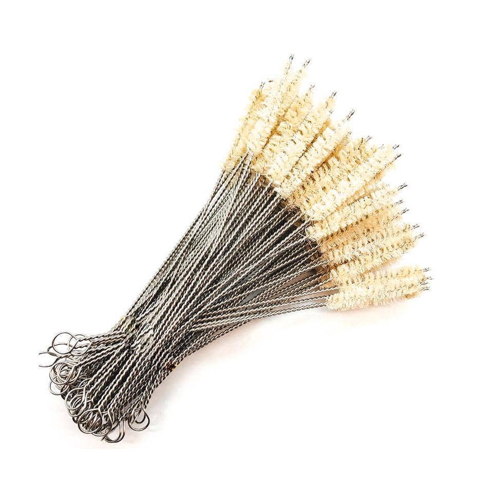 Straw Cleaning Brushes | Natural Coconut or Grass Fibre: Coconut Fibre