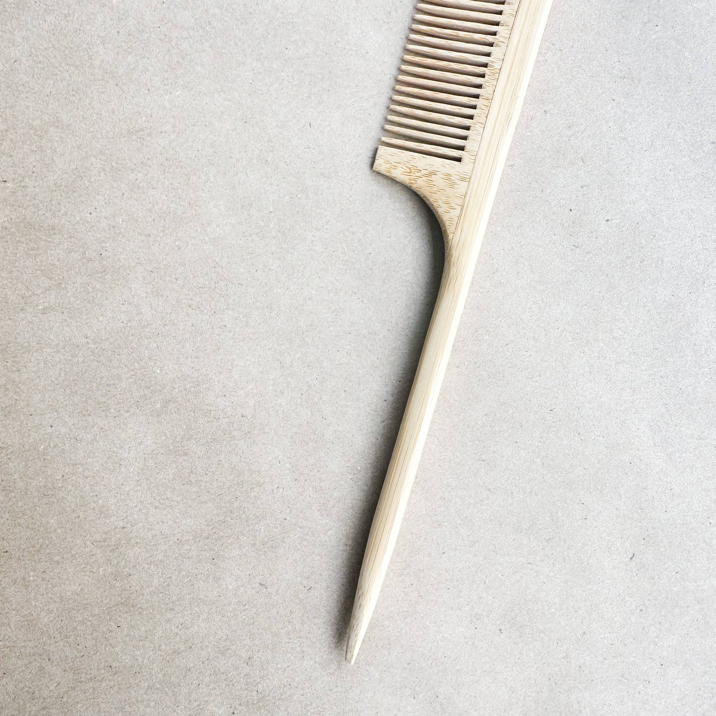 Natural Bamboo Hair Styling Comb - Plastic free