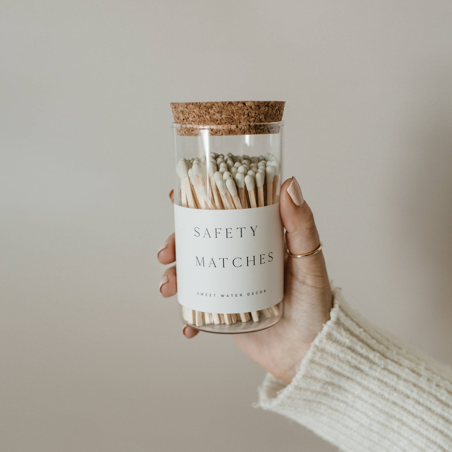 Medium Hearth Matches | White Tip