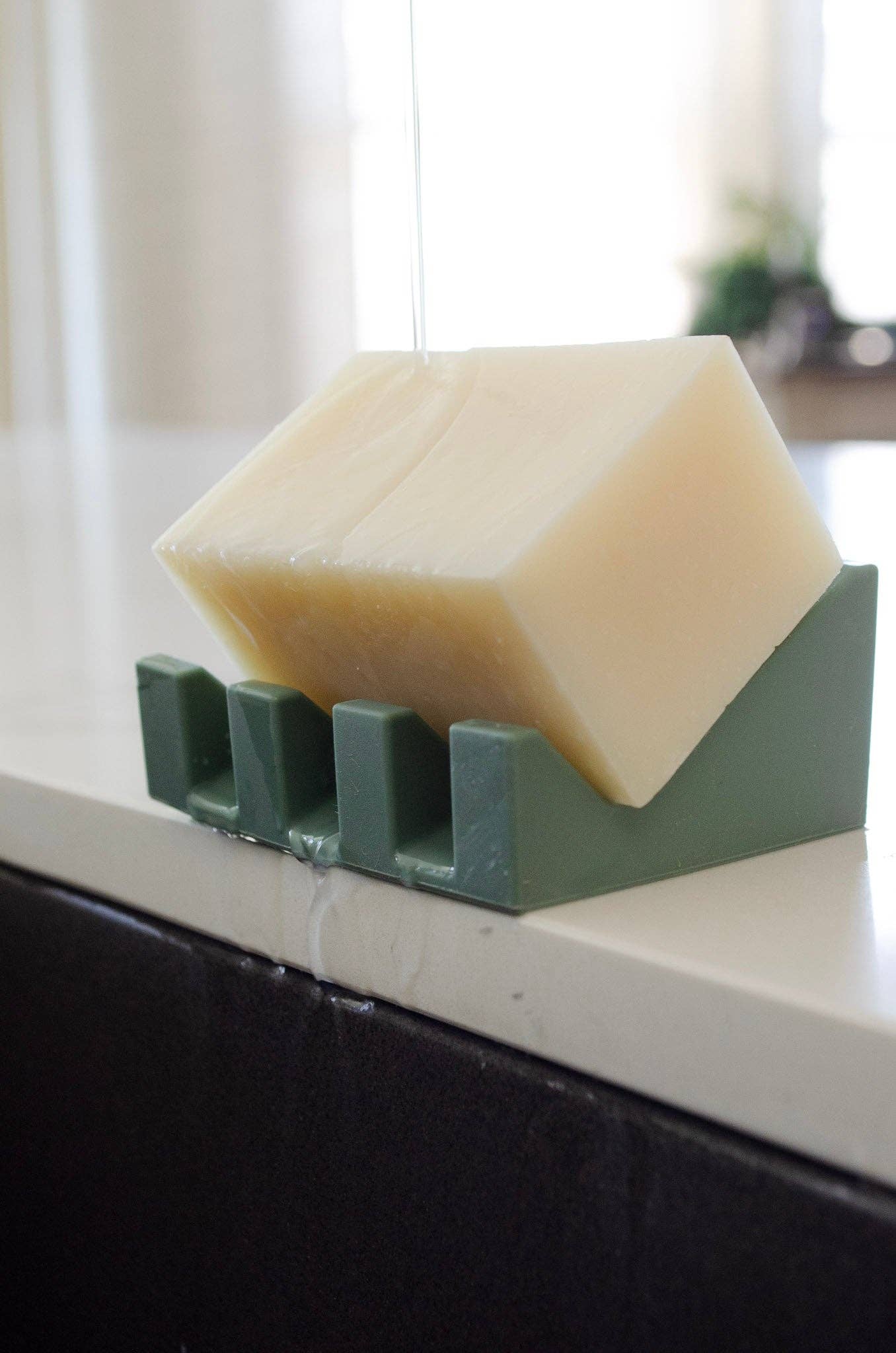 Silicone Draining Soap Dish | Sand