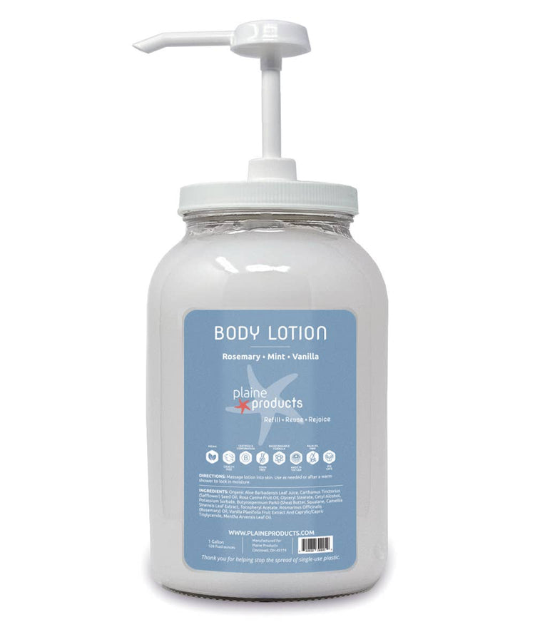 One Gallon Bulk Body Lotion for refills (pump not included): Unscented