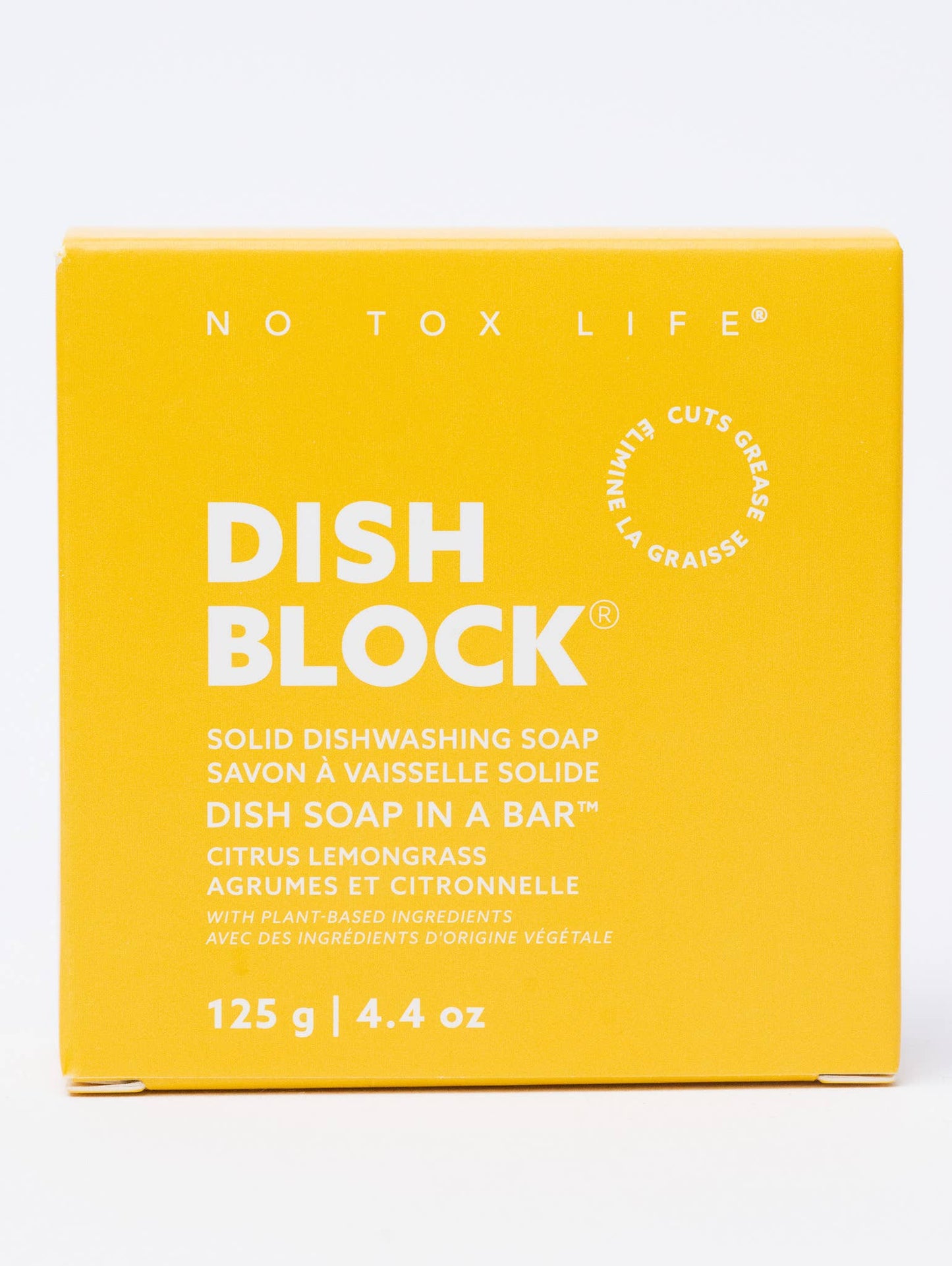 DISH BLOCK® Solid Dish Soap Bar | Citrus Lemongrass