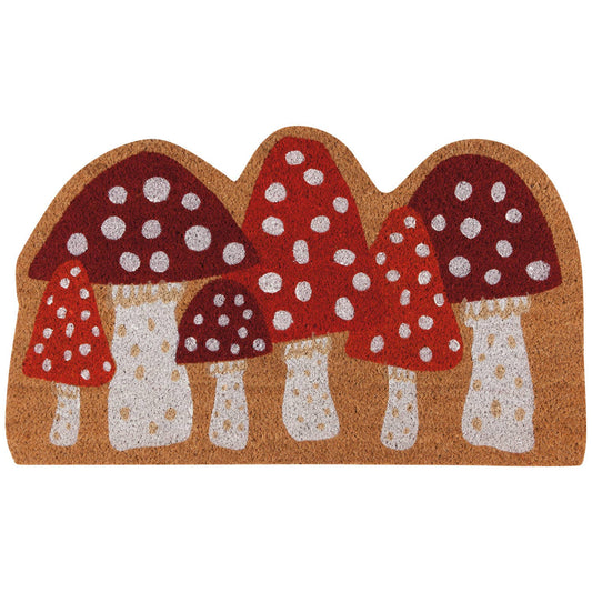 Mushroom Shaped Coir Doormat