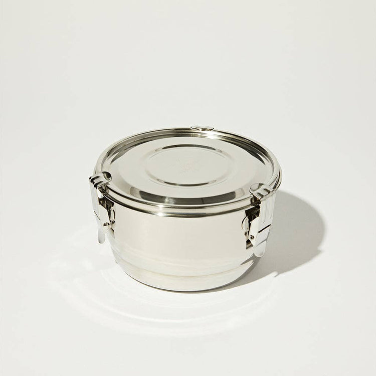 Airtight Stainless Steel Container: Stainless Steel / 8 cm