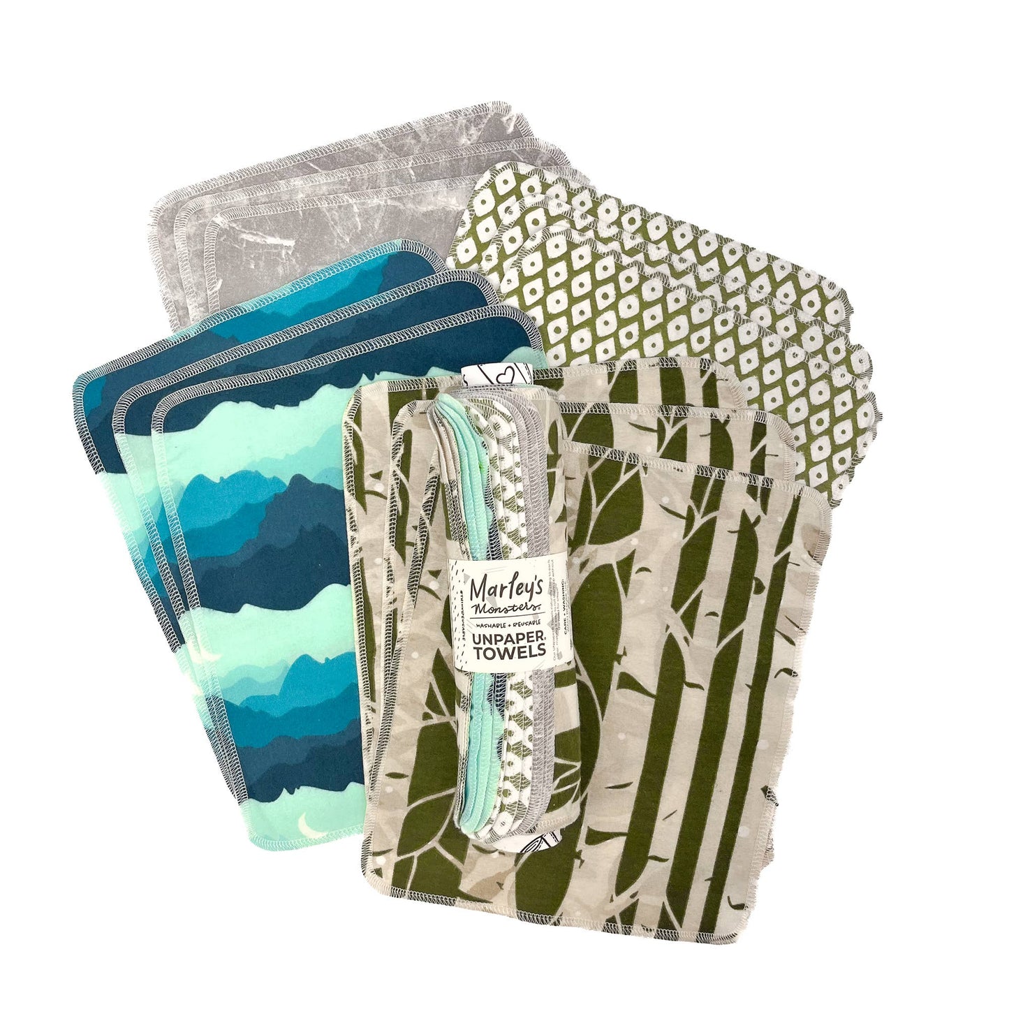 Bundle Set of 6 rolls UNpaper® Towels | Prints | Magical Outdoors