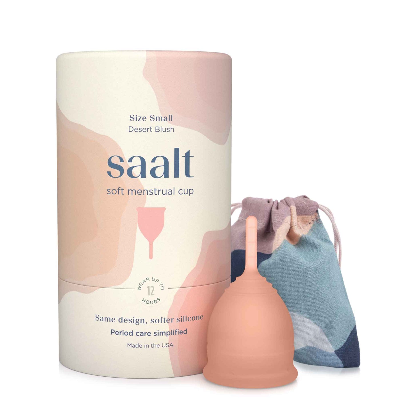 Saalt Soft Menstrual Cup | Small | Desert Blush