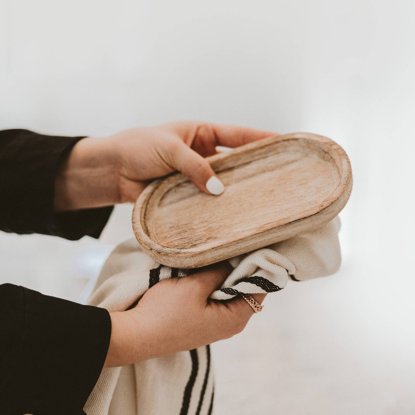 Small Rustic Wood Tray