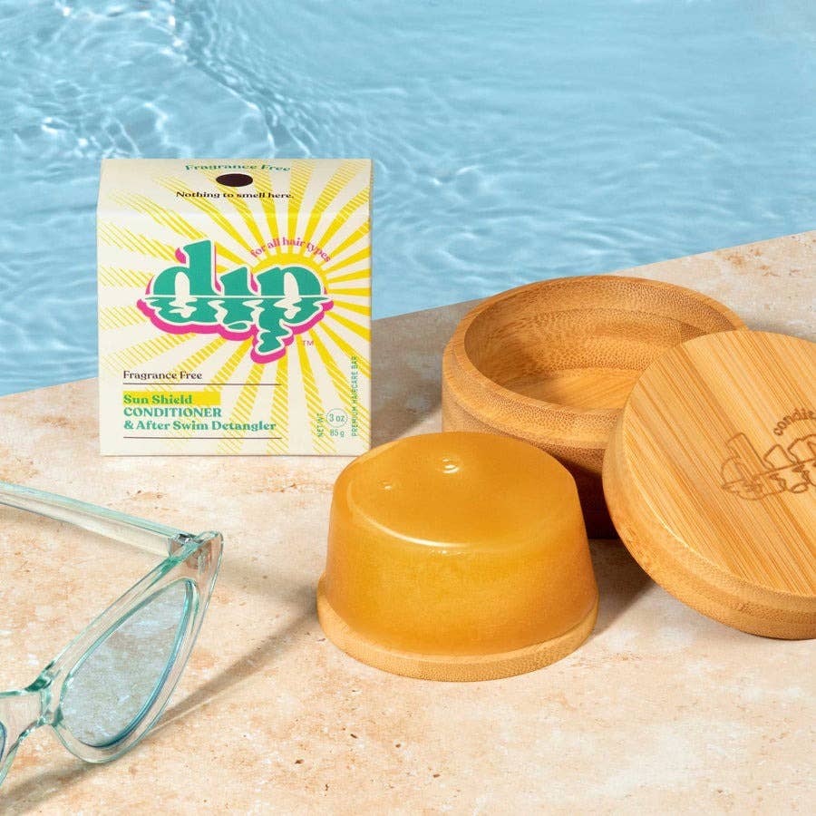 Mini Dip Sun Shield | Conditioner Bar & After Swim Detangler | Fragrance Free