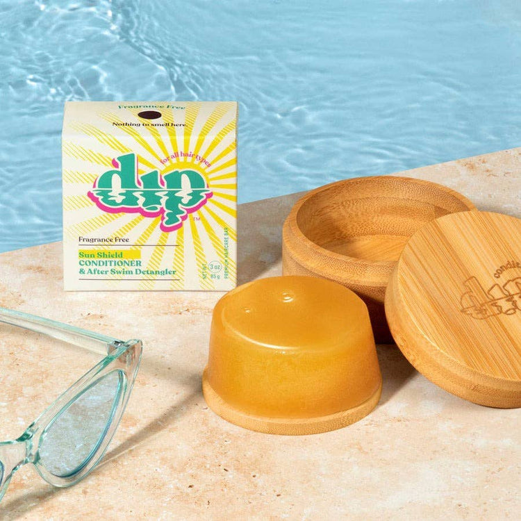 Mini Dip Sun Shield: Conditioner Bar & After Swim Detangler: 0.75 oz