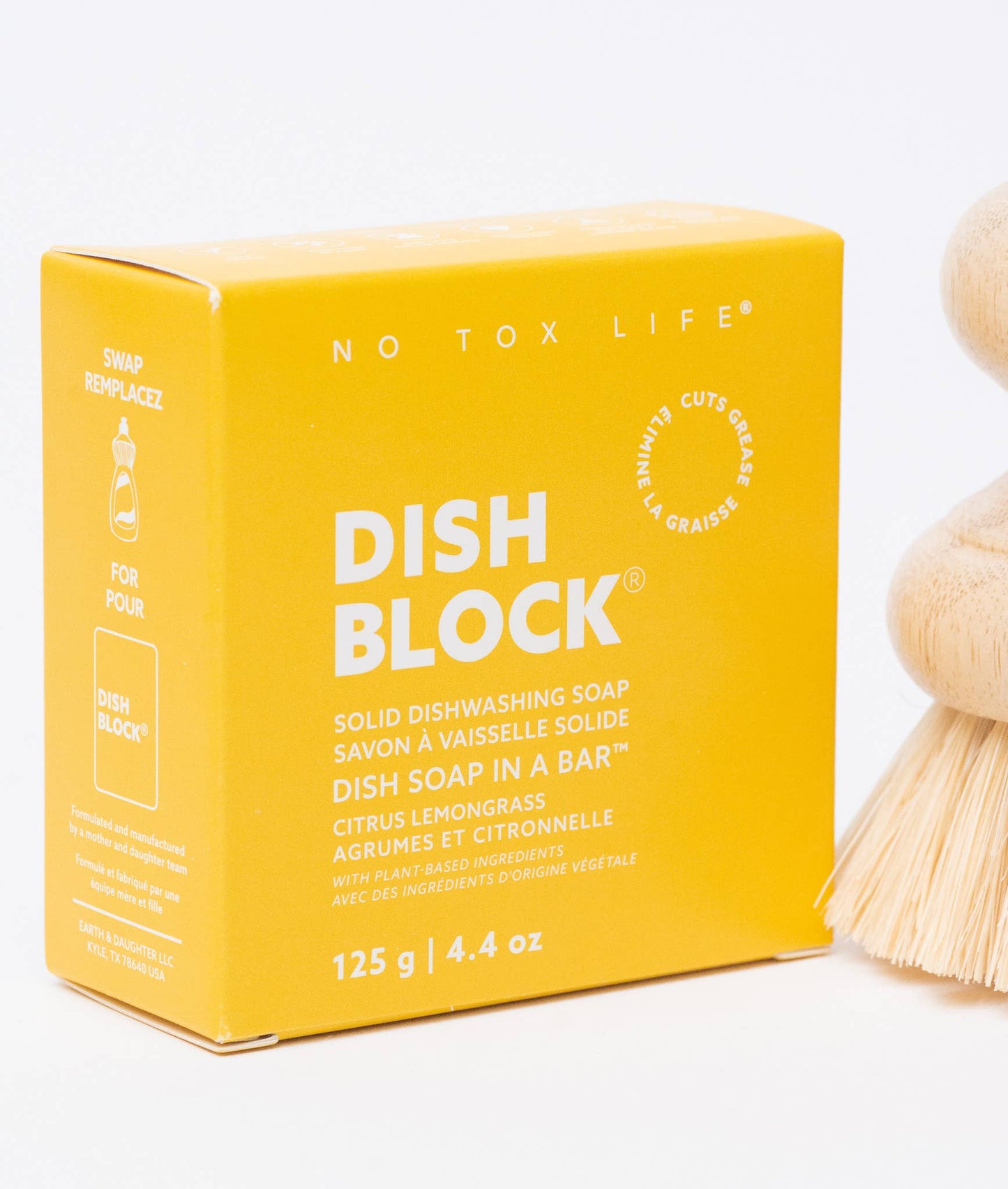 DISH BLOCK® Solid Dish Soap Bar | Citrus Lemongrass