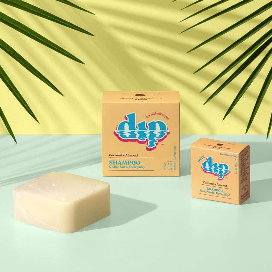 Mini Dip Color Safe Shampoo Bar for Every Day | Coconut & Almond