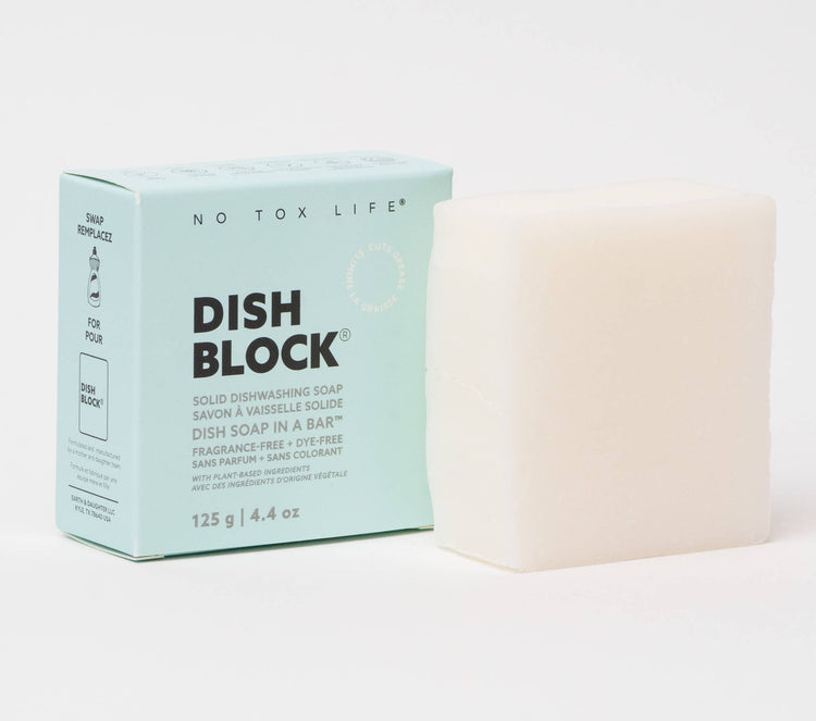 DISH BLOCK® solid dish soap 4.4 oz | 125 g bar