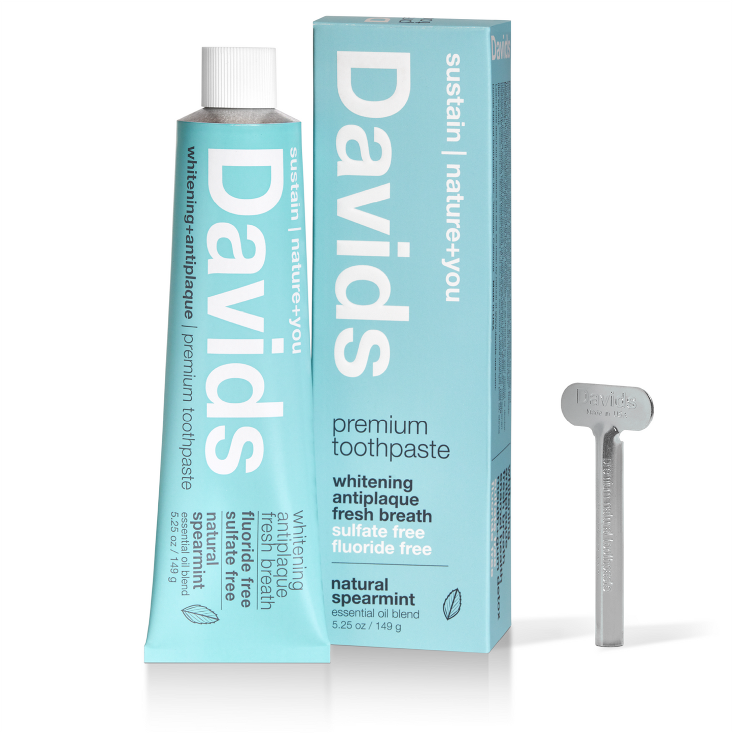 Davids Premium Toothpaste | Spearmint