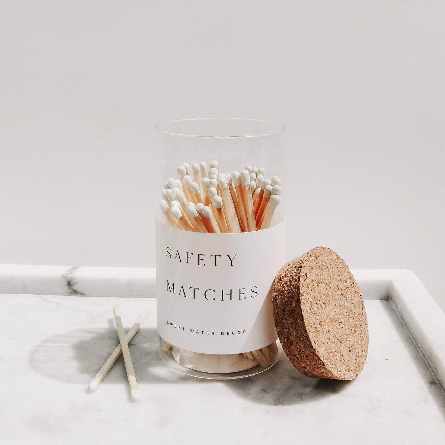 Medium Hearth Matches | White Tip