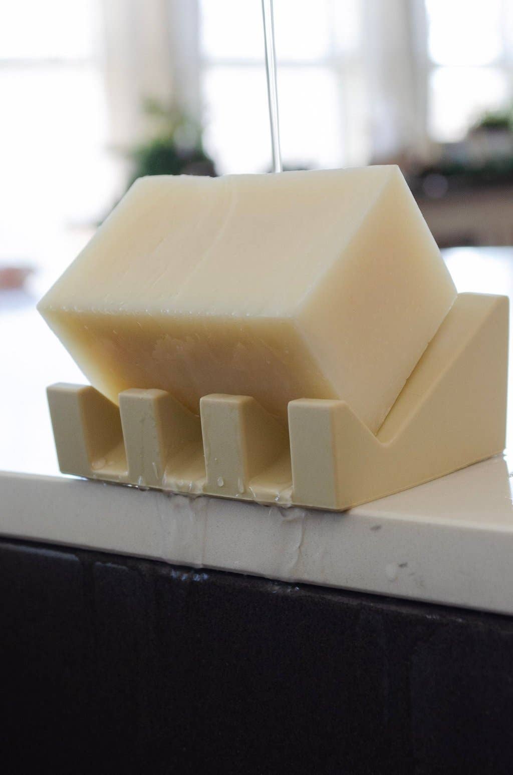 Silicone Draining Soap Dish | Sand