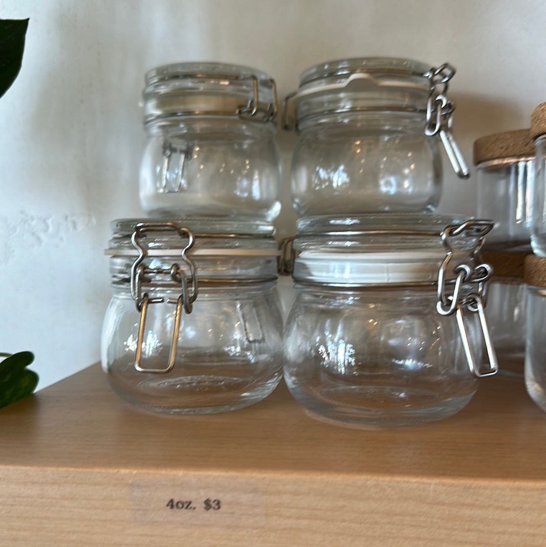 Snap Jar | Clear | 4 oz