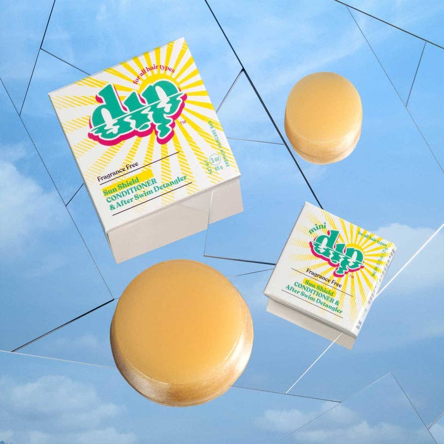 Mini Dip Sun Shield | Conditioner Bar & After Swim Detangler | Fragrance Free