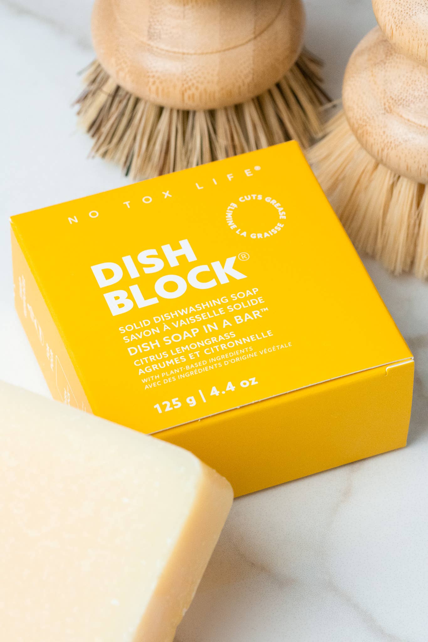 DISH BLOCK® Solid Dish Soap Bar | Citrus Lemongrass