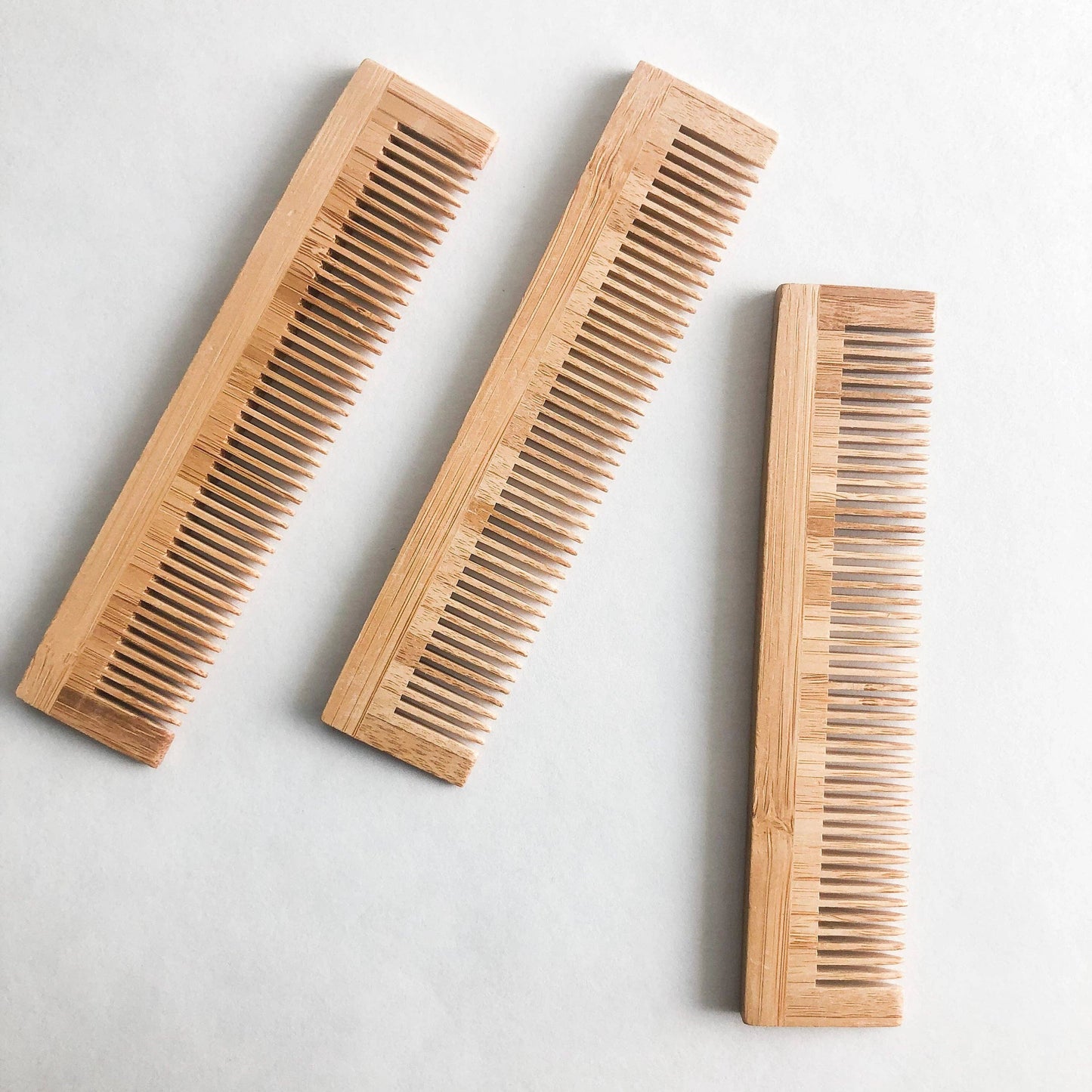 Natural Bamboo Comb - Plastic Free Biodegradable