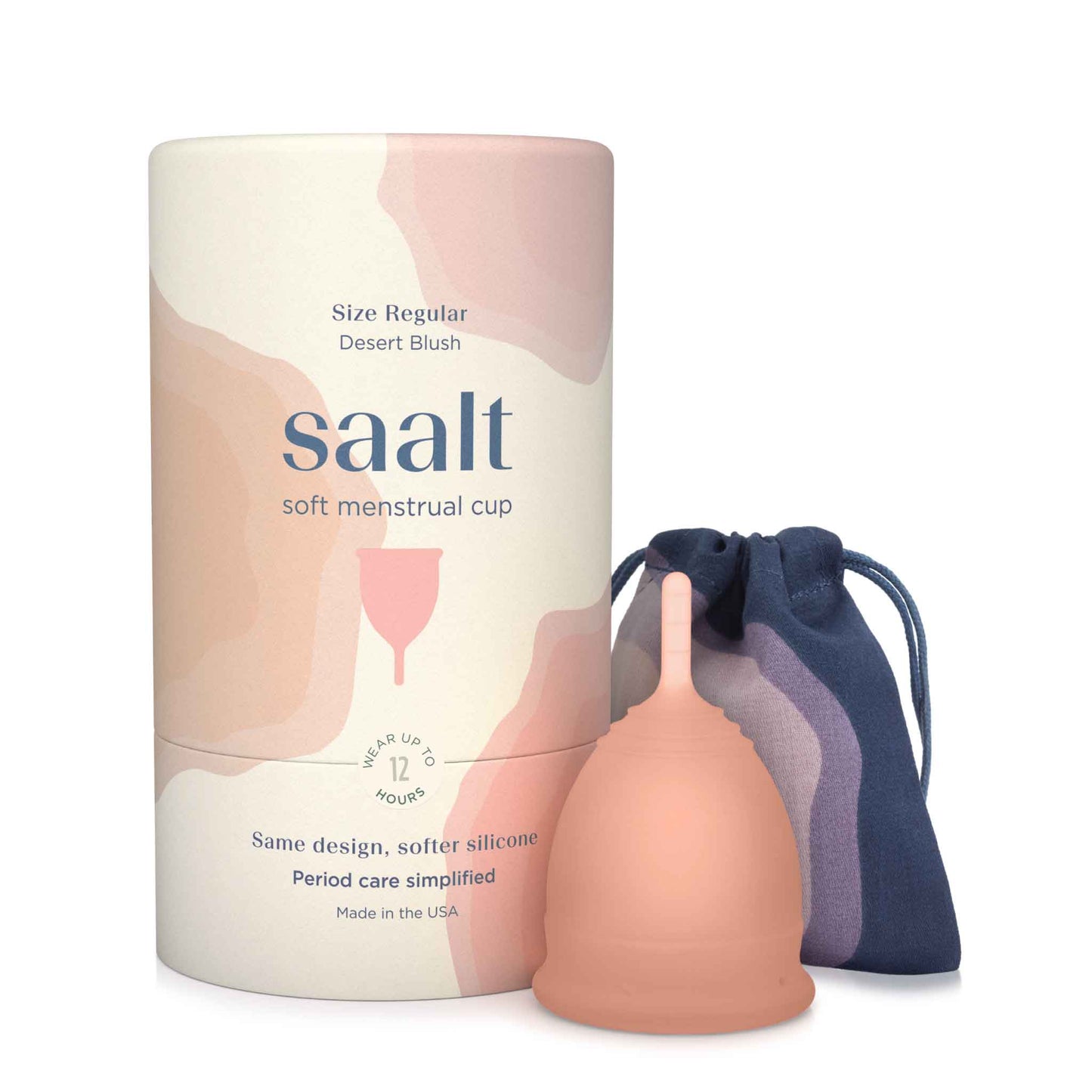 Saalt Soft Menstrual Cup | Small | Desert Blush