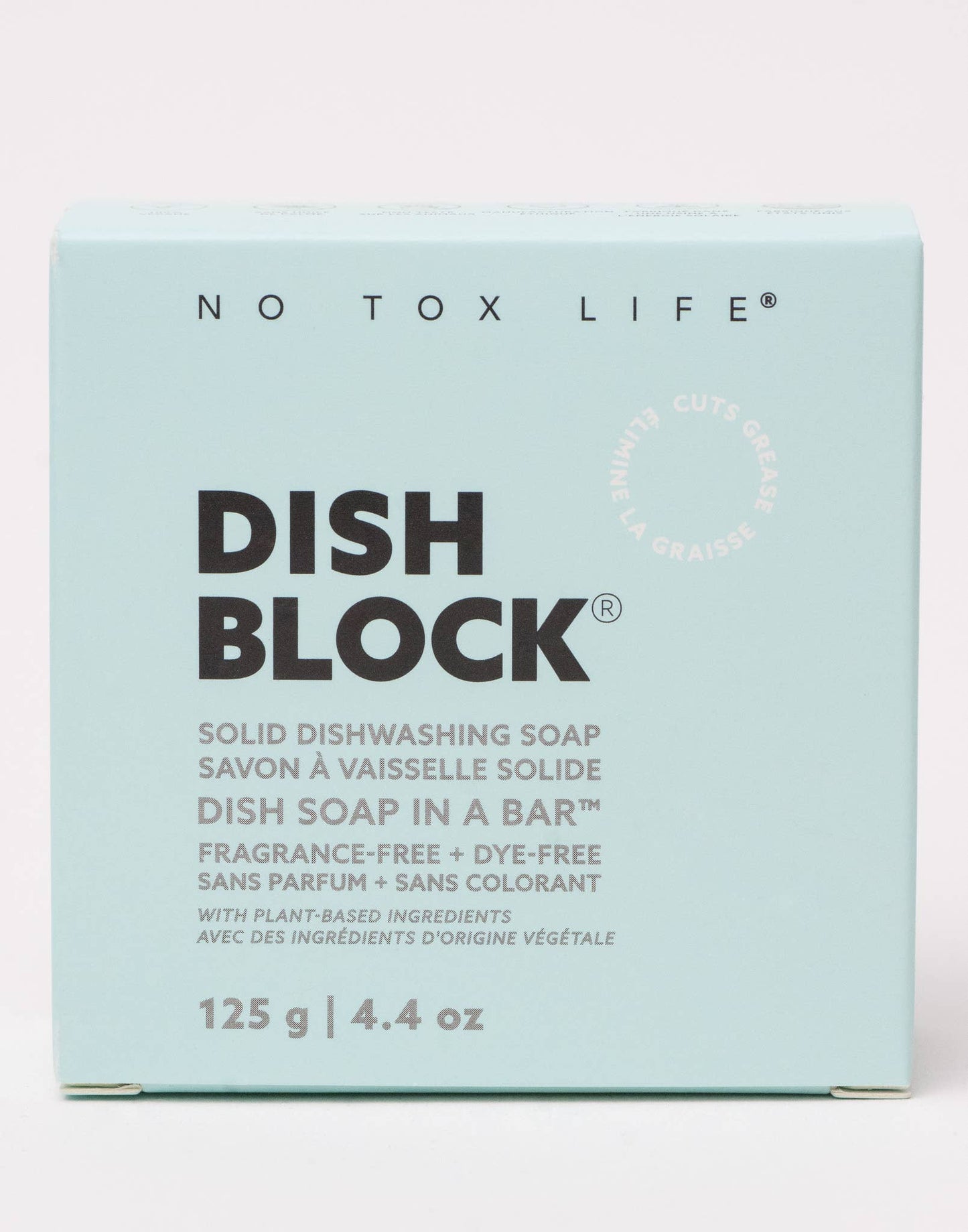 DISH BLOCK® Solid Dish Soap | 4.4 oz | 125 g bar