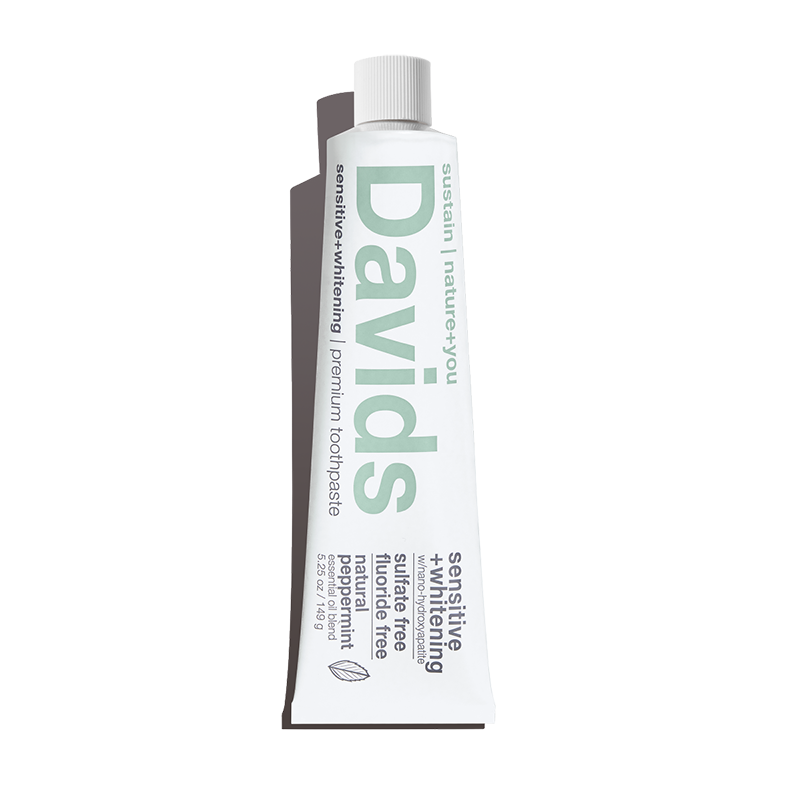 Davids Sensitive + Whitening Nano-Hydroxyapatite Premium Toothpaste