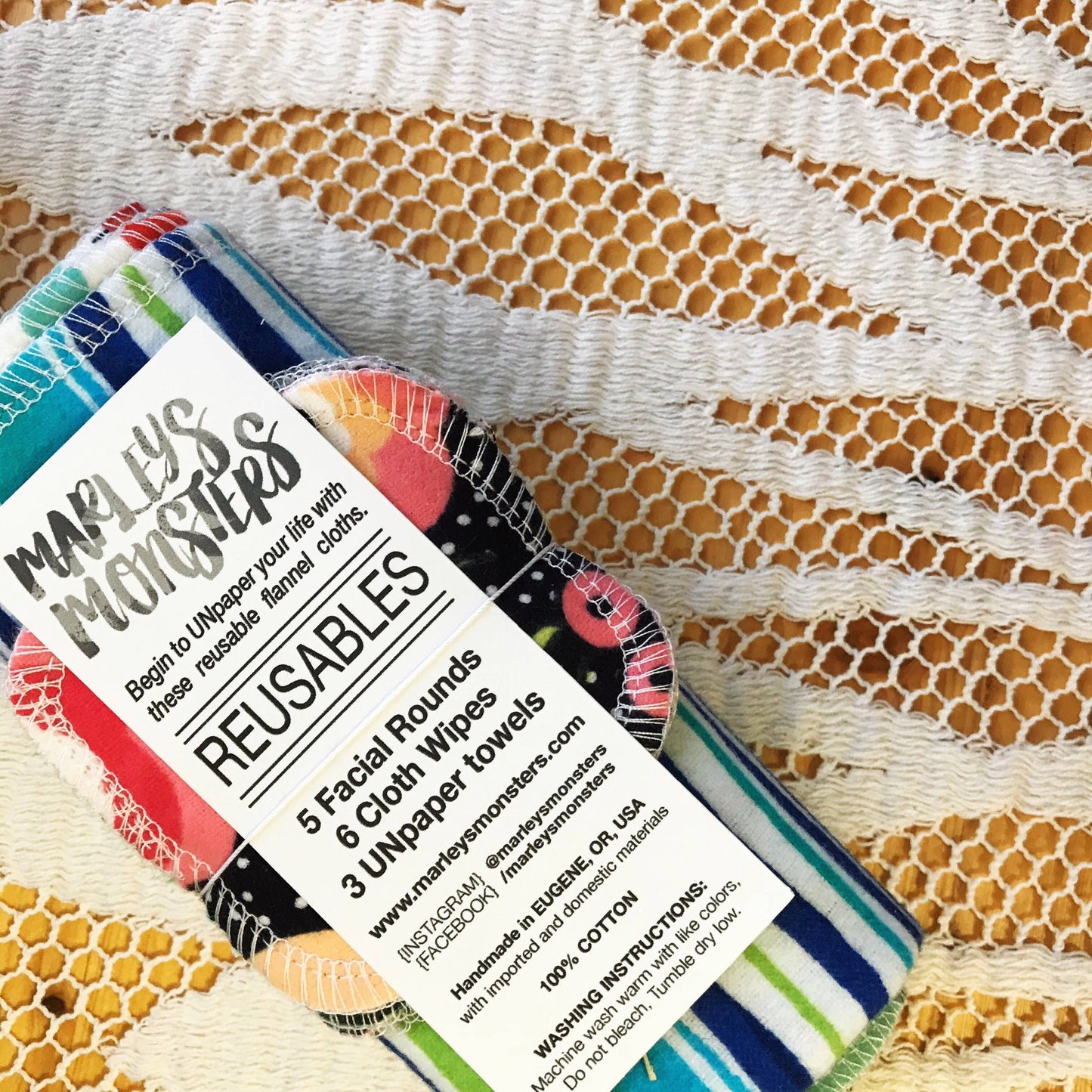 Reusable Cloth Sampler Set | Mixed Solids