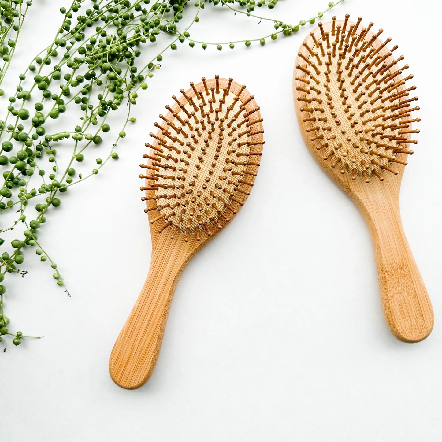 Detangling Bamboo Hair Brush - Plastic Free Biodegradable