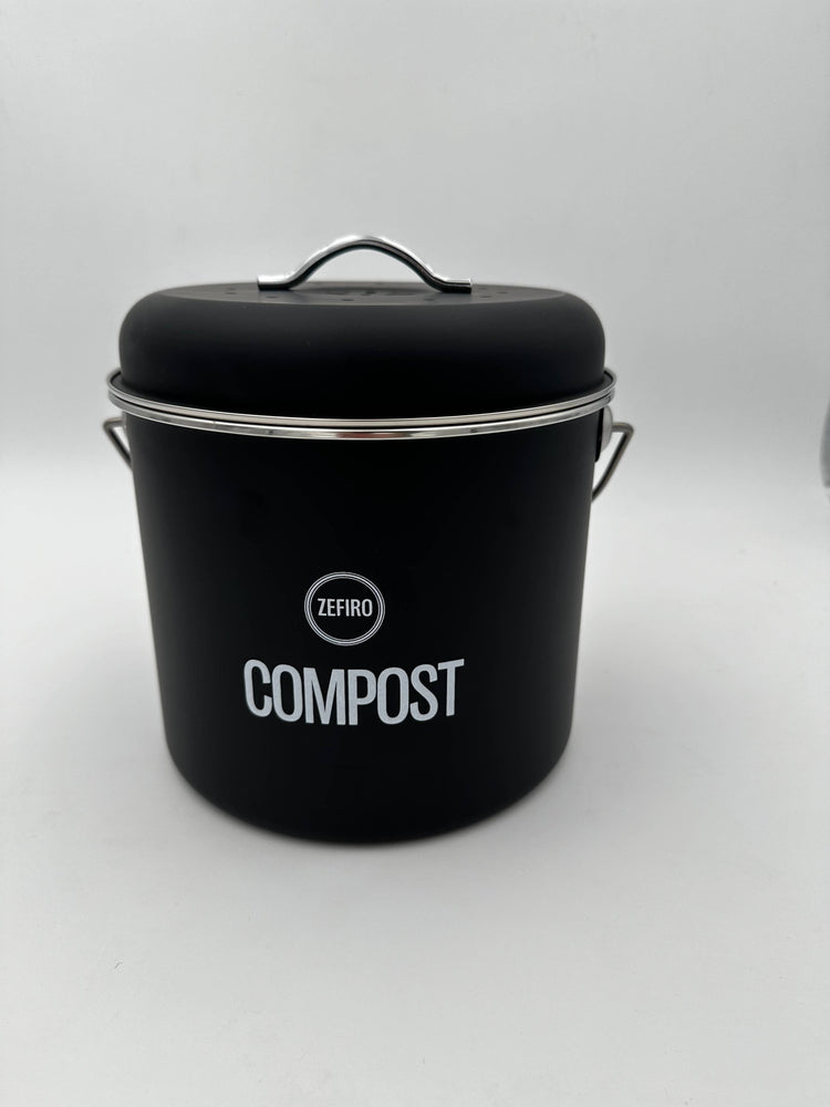 Compost Bin  0.8 Gallons - Black